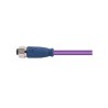 Connecteur femelle M12, 2 pol., codage B IP67, 4A, blindé